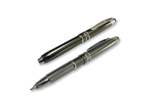 Metal pens with light and touch pad