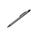 Rubberized Pens with Stylus Grey Color