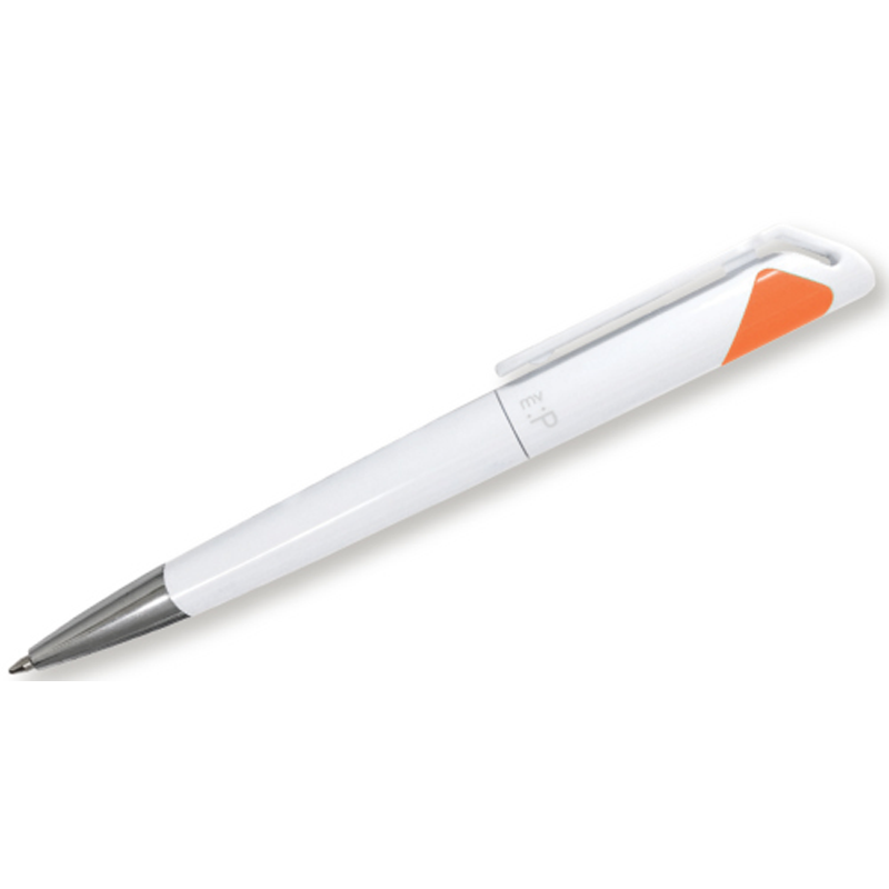 Branded Plastic Pens - Orange
