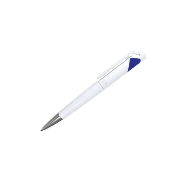 Branded Plastic Pens – Dark Blue