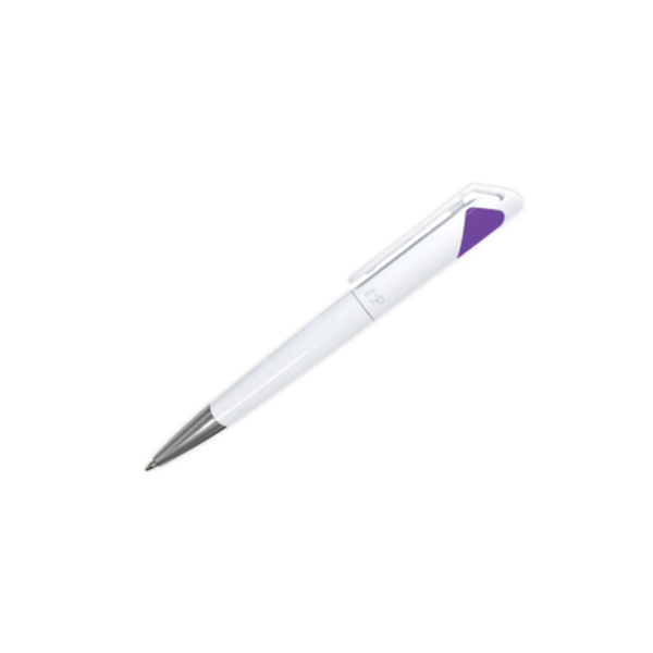 Branded Plastic Pens – Purple