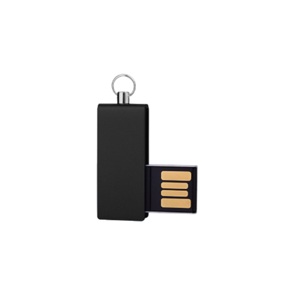 Mini USB Flash with Black swivel