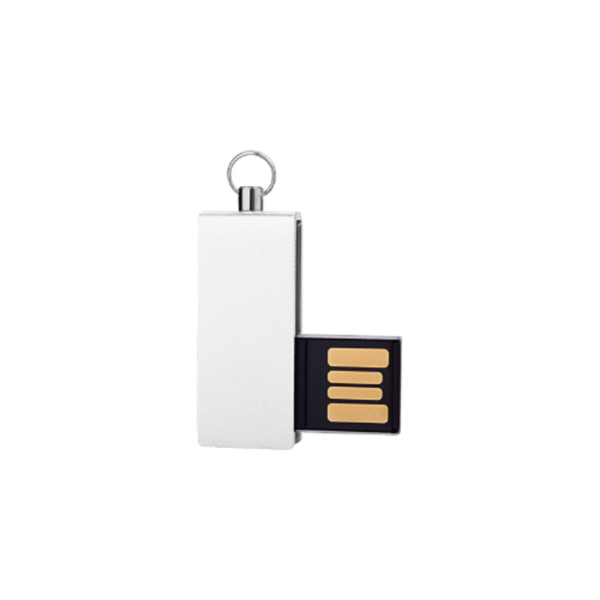 Mini USB Flash with White swivel