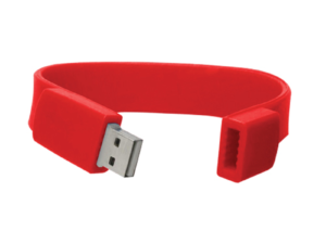 Wristbands USB Flash Drives Red