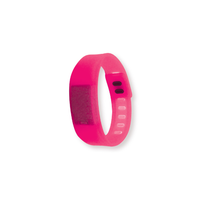 Wristband with Digital Watch Pink