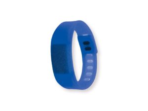 Wristband with Digital Watch Blue