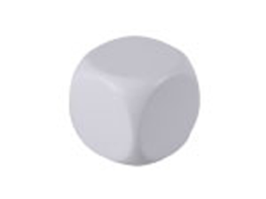 Antistress cube - White