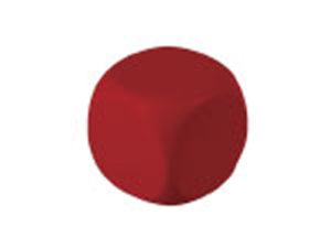 Antistress cube - Red