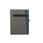 B5 Notebook, Hard Bound Double Colour Grey and Dark Blue Color, 192 Pages