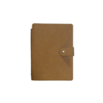 A5 Notebook, Soft Beige with Button Closure, 192 Pages