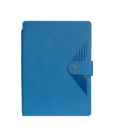 A5 Notebook, Soft Sky Blue with button Closure, 192 Pages