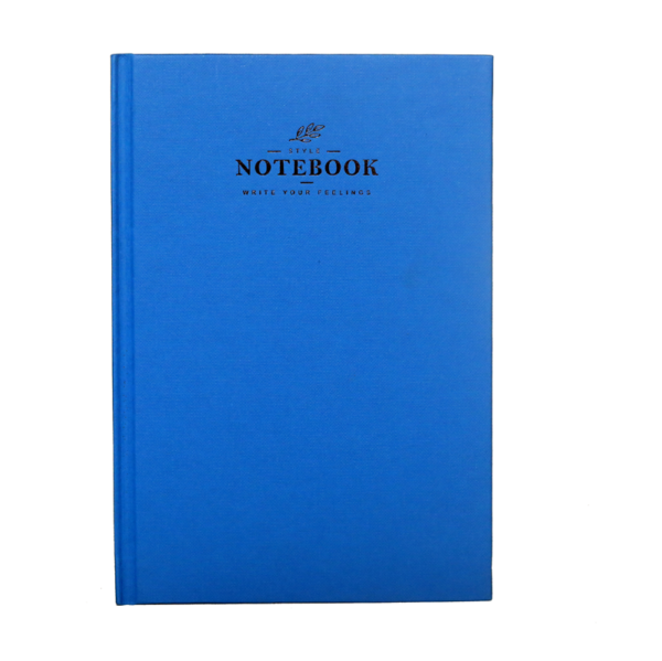 A5 Notebook, Professional Notebook with Sky Blue Textured , 160 Pages