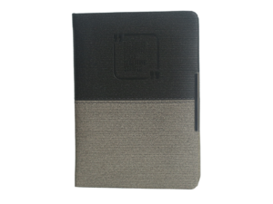 A6 Notebook, Hard Bound Double Colour Grey and Black Color, 160 Pages