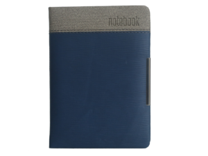 A6 Notebook, Hard Bound Double Colour Dark Blue and Grey Color, 160 Pages