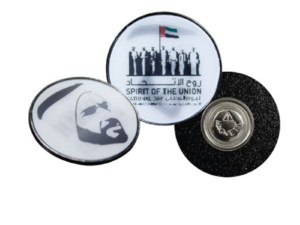 Badges with Sheikh Zayed Picture