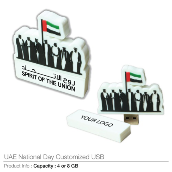 National Day Logo Customised USB Flash
