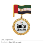 UAE National Day Logo and Flag Medals
